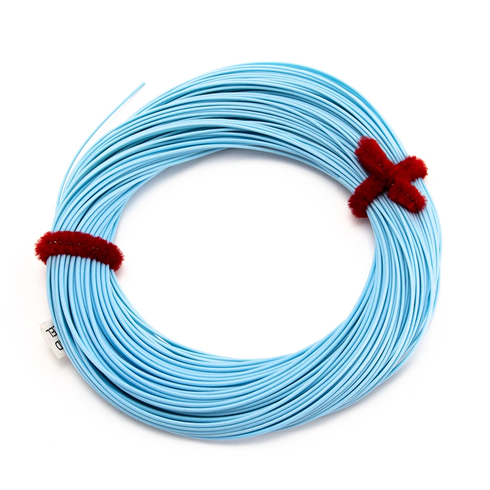 Рыболовная леска для ловли нахлыстом 5/6/7/8wt 100 футов плавающая со сварной петлей