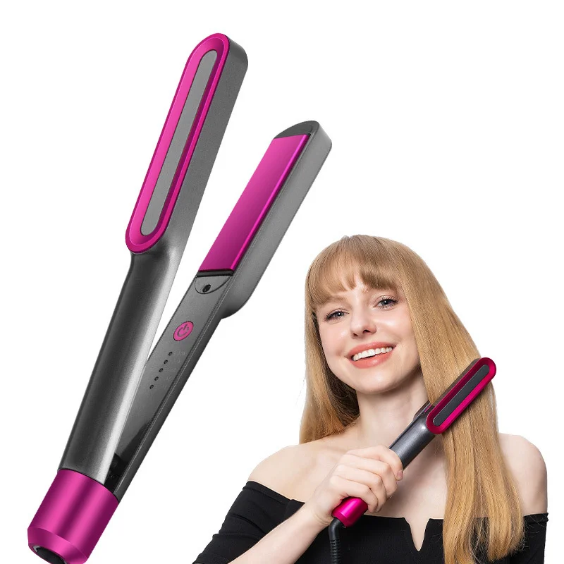 

2 In1 Hair Iron Flat 3D Rotating Plate Hair Straightener For Thick Hair Professional Hair Curler PTC Heat Hair Care Styling Tool