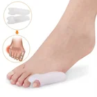 1 пара силиконовых туфель с маленькими пальцами для ежедневного использования, корректирующий гель-гель с вальгусной деформацией