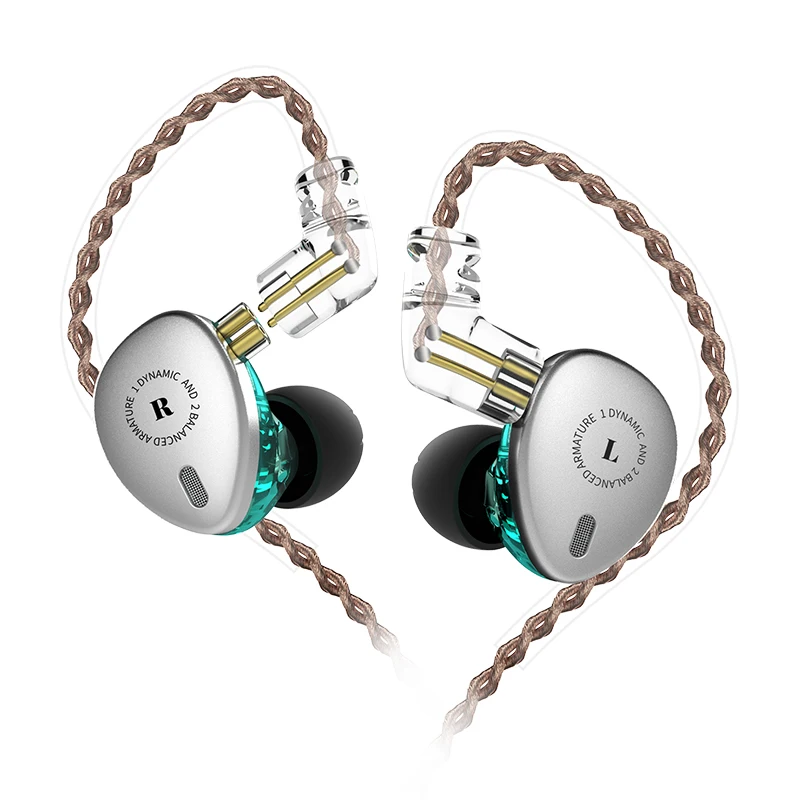2019 KBEAR KB06 2BA + 1DD гибридные наушники вкладыши HIFI спортивные с 3 5 мм MMCX гарнитура для