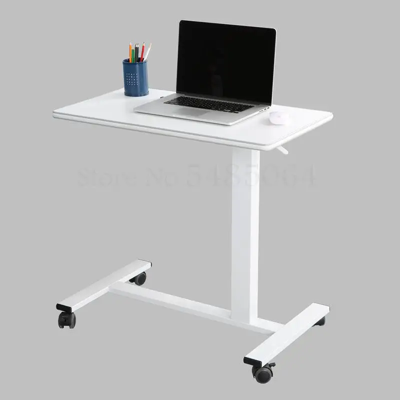 Мобильный стол с колесами прикроватный столик подъемный пневматический