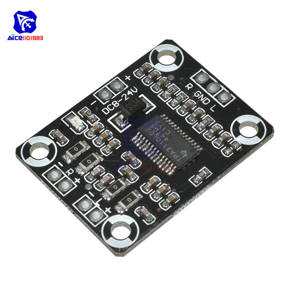 Цифровой модуль усилителя diymore TPA3110 2X15W аудио стерео Плата мощности мини
