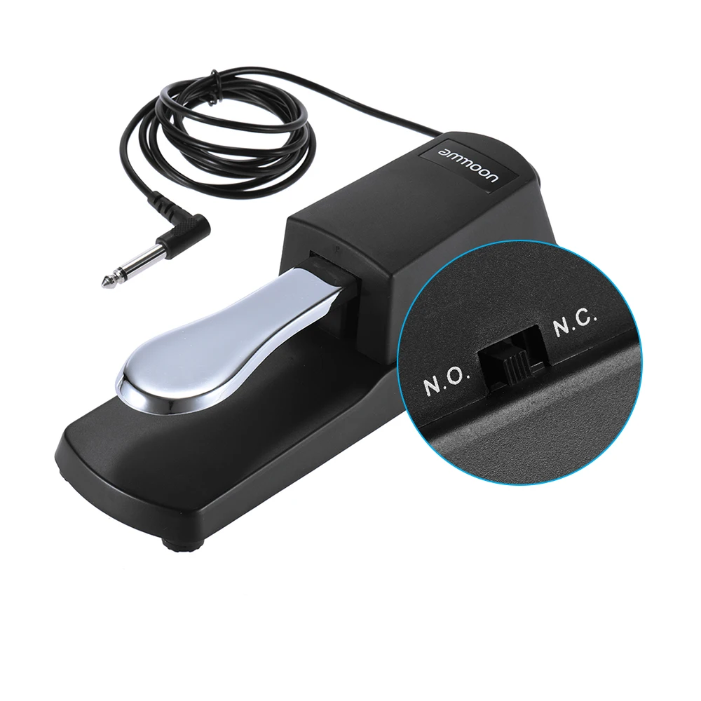 Клавиатура для пианино ammoon педаль поддержки заслонки Casio Yamaha Roland электронный