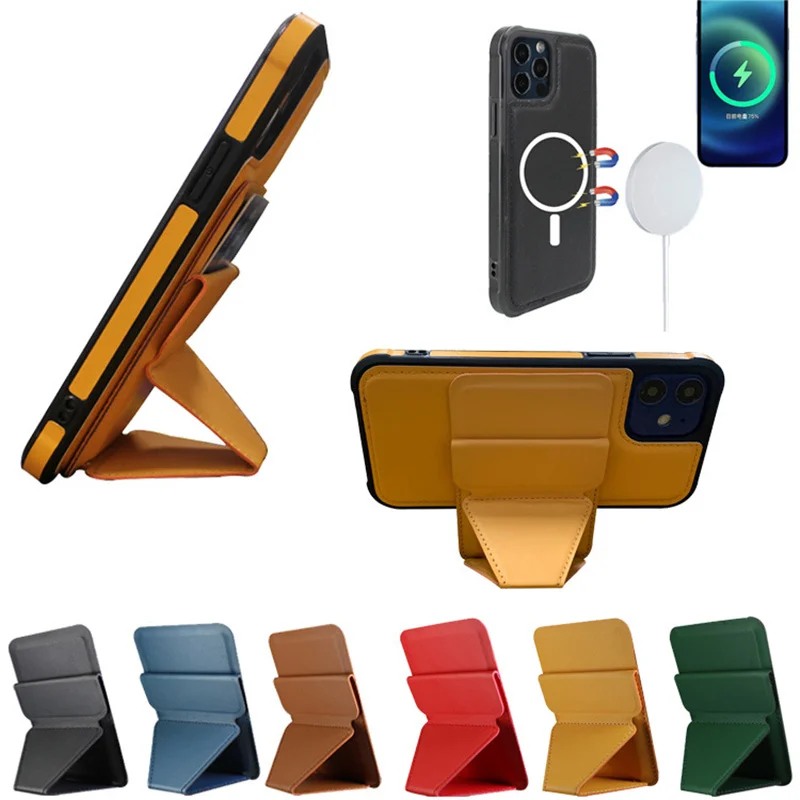 Magnetic Case Back Cover For apple 12 magsafe Fashion card holder For iphone 6 6s 7 8 x xr xs 11 Pro max Magsafing Wallet Coque