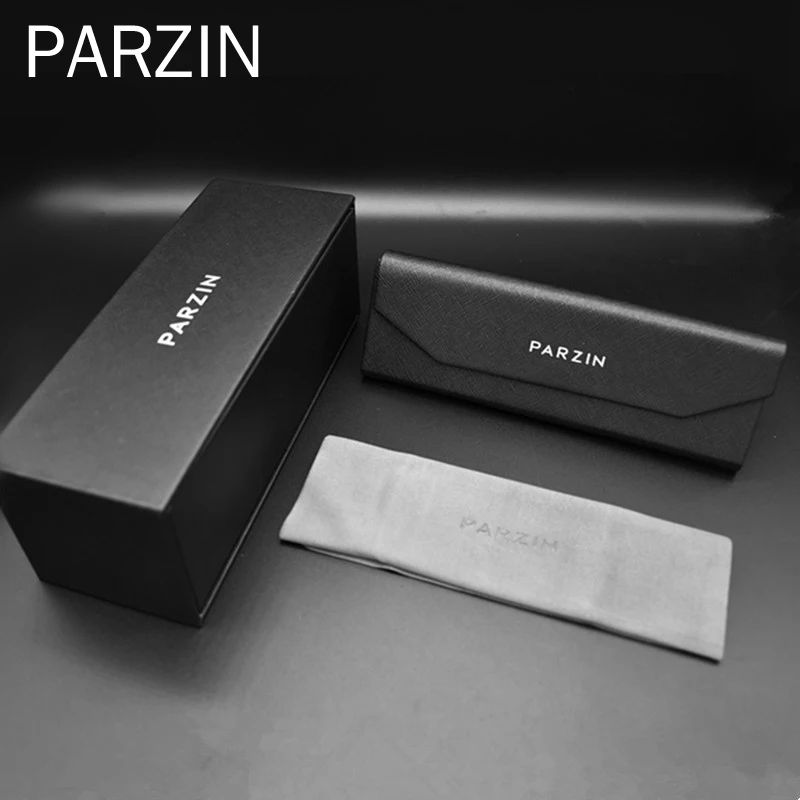 PARZIN Классическая квадратная оправа для очков TR90 Высококачественная оптическая с