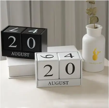 Европейский Креативный черно-белый календарь Рождественский подарок на день