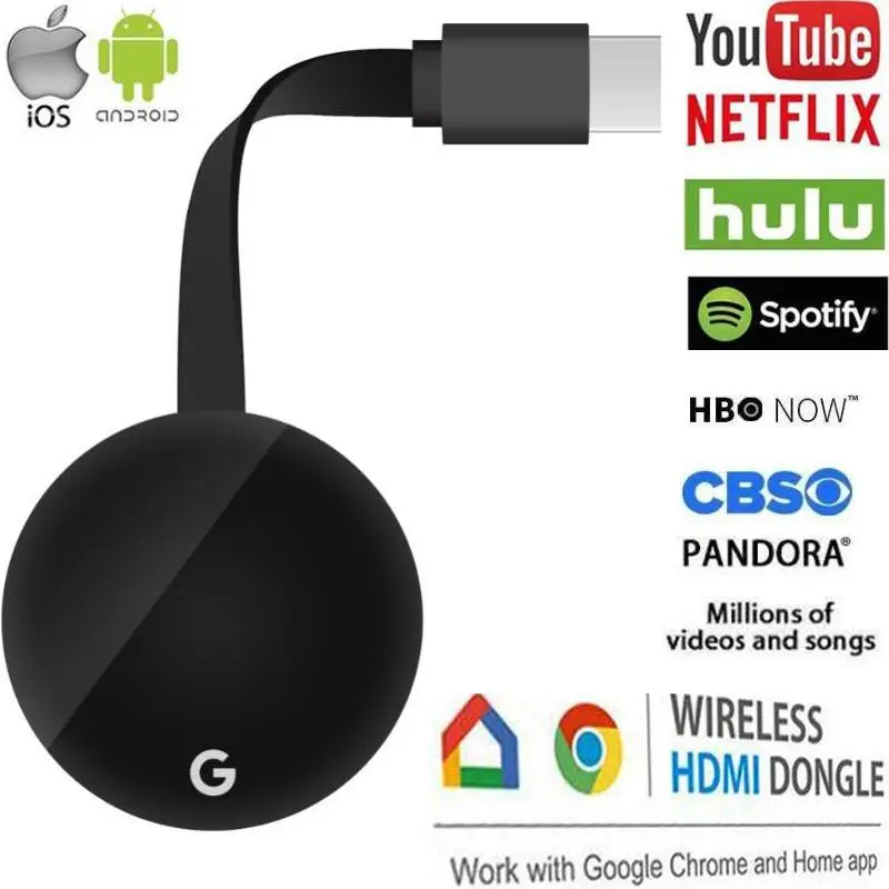 2,4G 5G 1080P беспроводной HDMI Android tv stick HD tv Dongle Miracast Airplay Wifi Дисплей приемник зеркалирование медиа стример для iOS