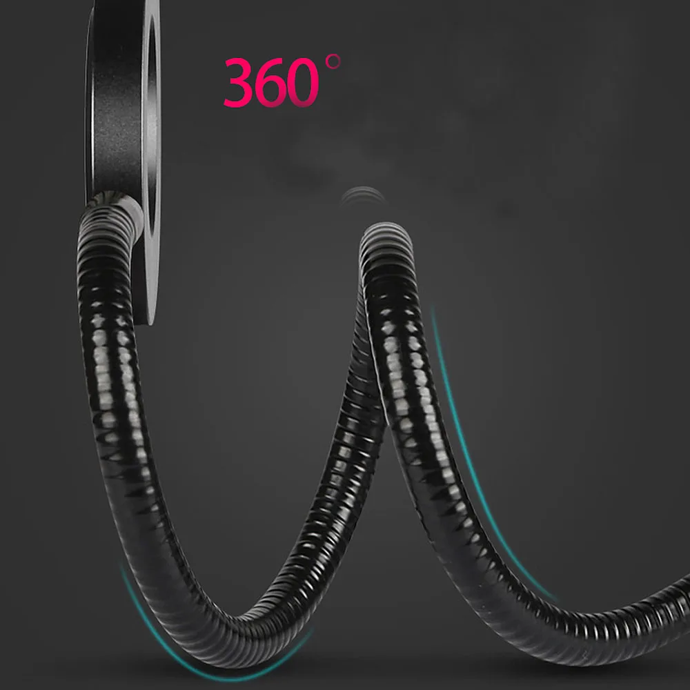 

8inch Long Arm Selfie Universal Holder Ring Flash Fill Light caster USB Clip Camera Cell Phone Stand lamp Live stream 5V