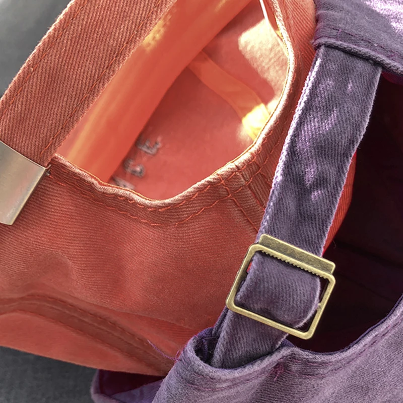 

K218 Baseball Cap American Washed Retro Industrial Style Nipple Cap Female Korean Letter Personality Fashion Peaked Cap Men Cool