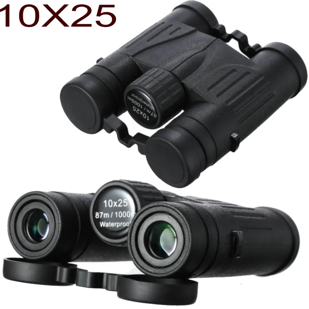 

10X25 high times HD All-optical waterproof binoculars telescope for tourism binoculars Hunting Trail camera recorder
