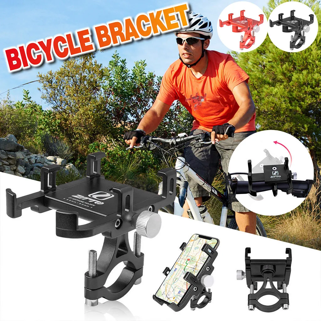 

phone holder for bike Bicycle Rotating Navigation Aluminum Alloy Mobile phone holder Bracket cycling bicycle accessories bike