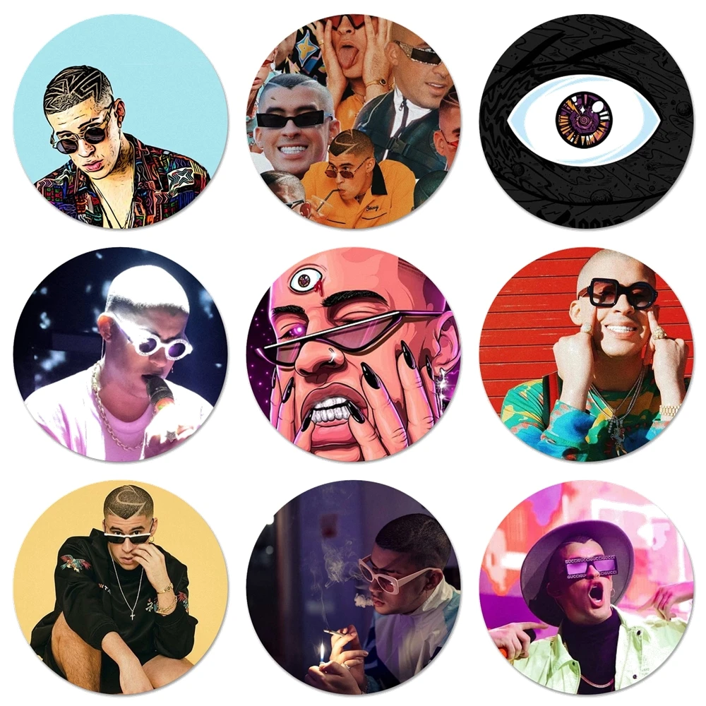 Значки плохой кролик в стиле хип-хоп значки металлические для детской модели