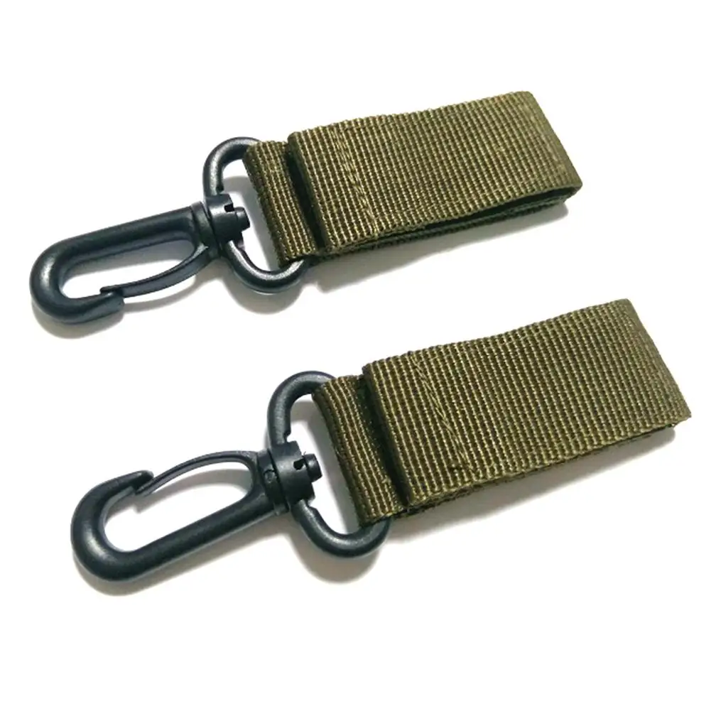 Multifunction Keychain Tools Fashion Outdoor Hiking Car Key Chain Military Nylon Webbing Buckle Backpack Belt Hanger Hooks |