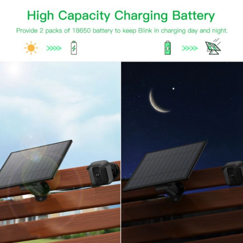 Панель солнечных батарей для камеры безопасности 5V настенное крепление наружная