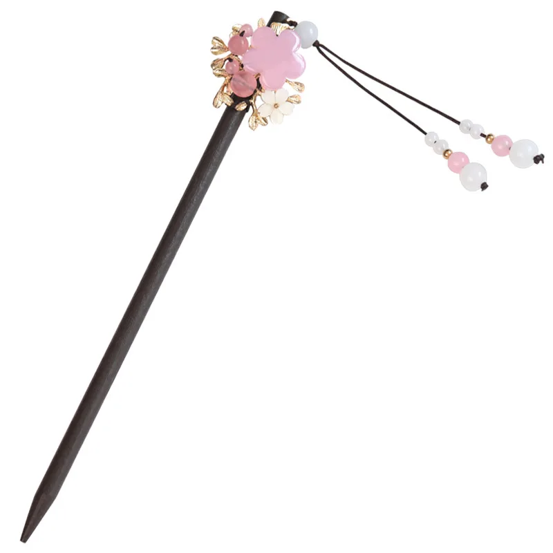 

Solid wood girl costume accessories hair clasp ancient plate FaMu zan hairpin of ancientry hair braid up my hair hair clasp hanf