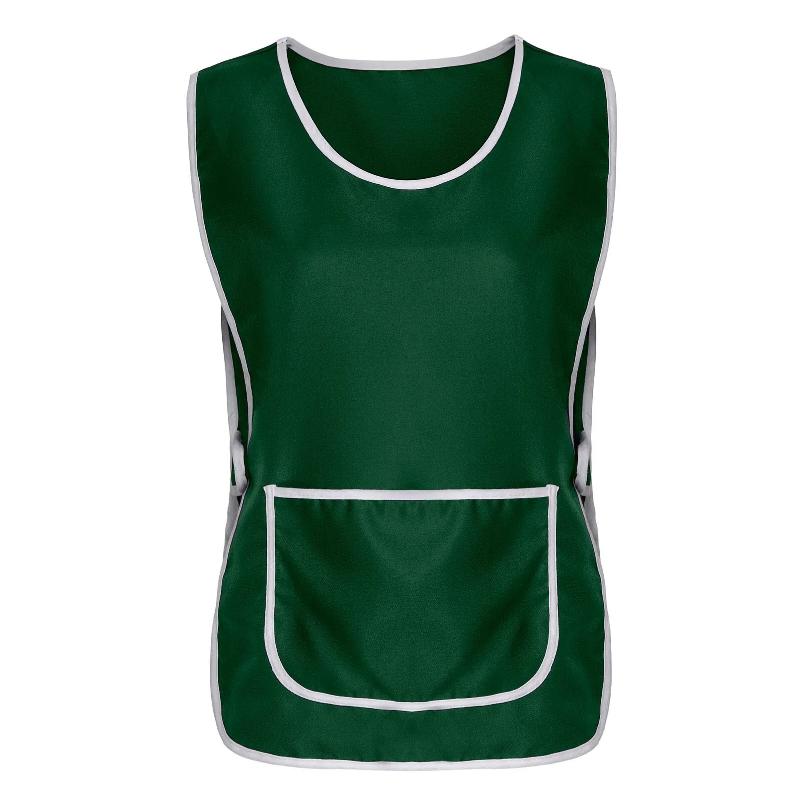 Для женщин с круглым О-образным вырезом работа серьги-гвоздики крепится фартук