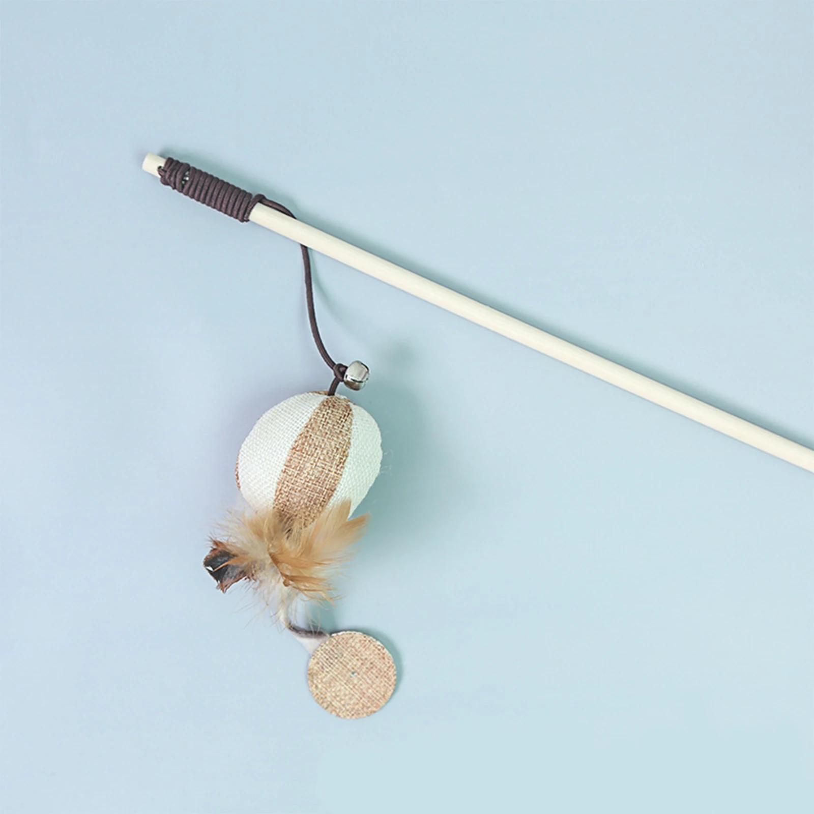 Игрушка для питомцев деревянный смешной тизер кошек натуральная мышь животное