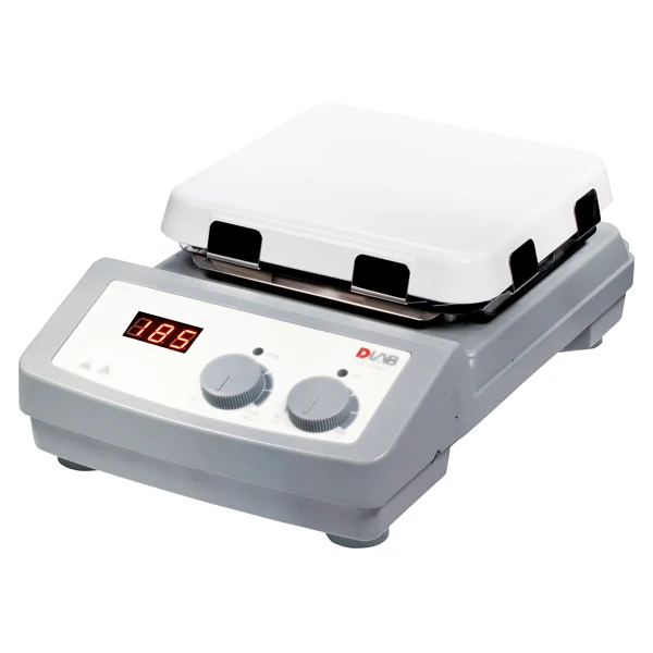

MS7-H550-S LED Digital 7 Square Hotplate Magnetic Stirrer, Glass Ceramic Hotplate, Heating Temperature Up To 550