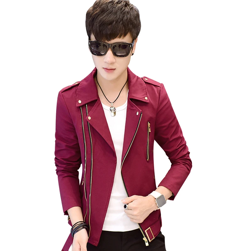 Мужская хлопковая куртка Idopy в Корейском стиле с застежкой молнией и воротником