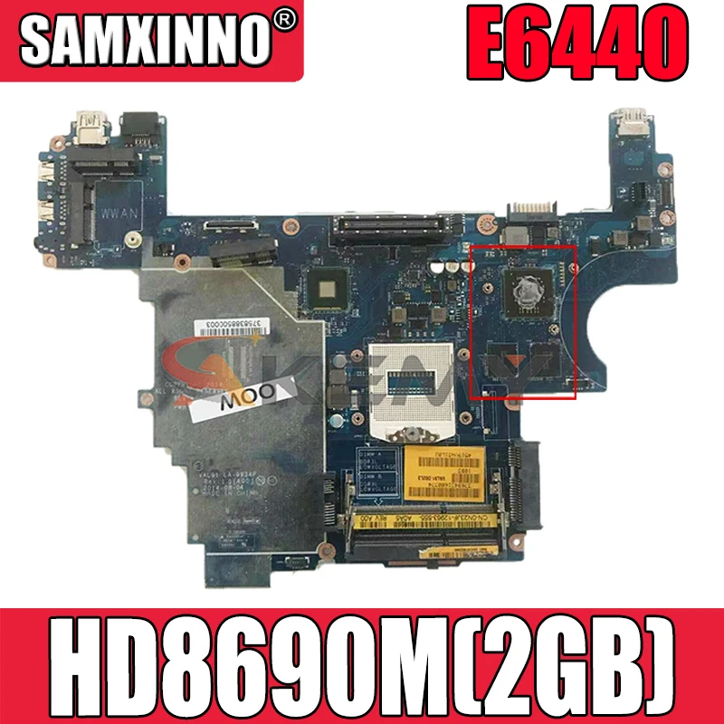 Akemy VAL91 LA-9932P для DELL Latitude E6440 Материнская плата ноутбука HD8690M(2 ГБ) CN-07TTNJ 7TTNJ 100%