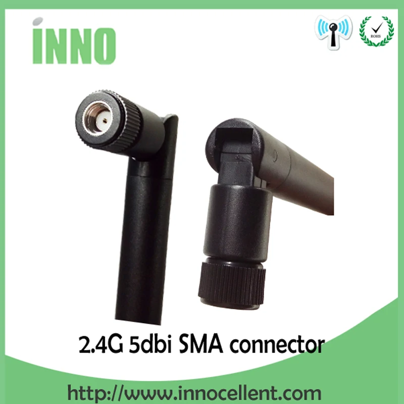 EOTH 2.4g antenna  5dbi sma female wlan wifi 2.4ghz antene IPX ipex 1 SMA male pigtail Extension Cable iot module antena
