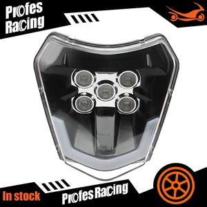 For EXC XC XCF XCW XCFW SX SXF SXS 125 150 250 350 450 530 690 Enduro Motorcycle LED Headlight Headlamp Lamp Light Wick