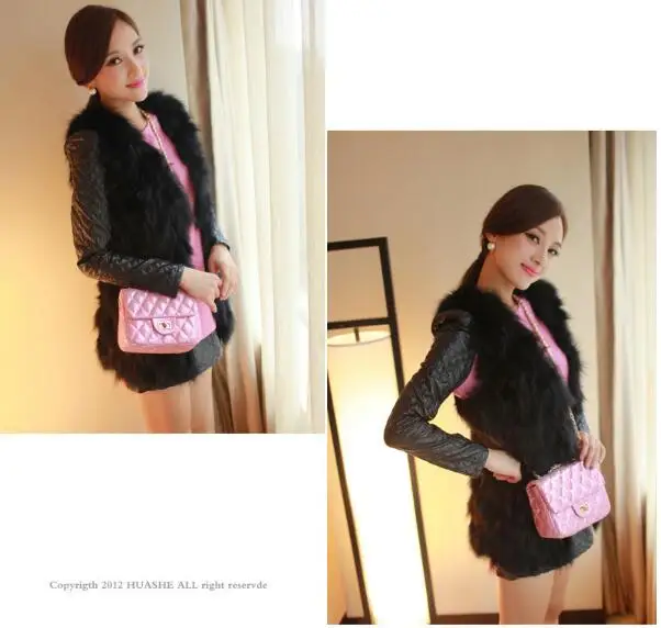 Vetement Winter Autumn Women's Long Fox Faux Fur Coat Artificial Vest Fluffy Vests Waistcoat Femme Jackets Fake Gilet ZM3 |