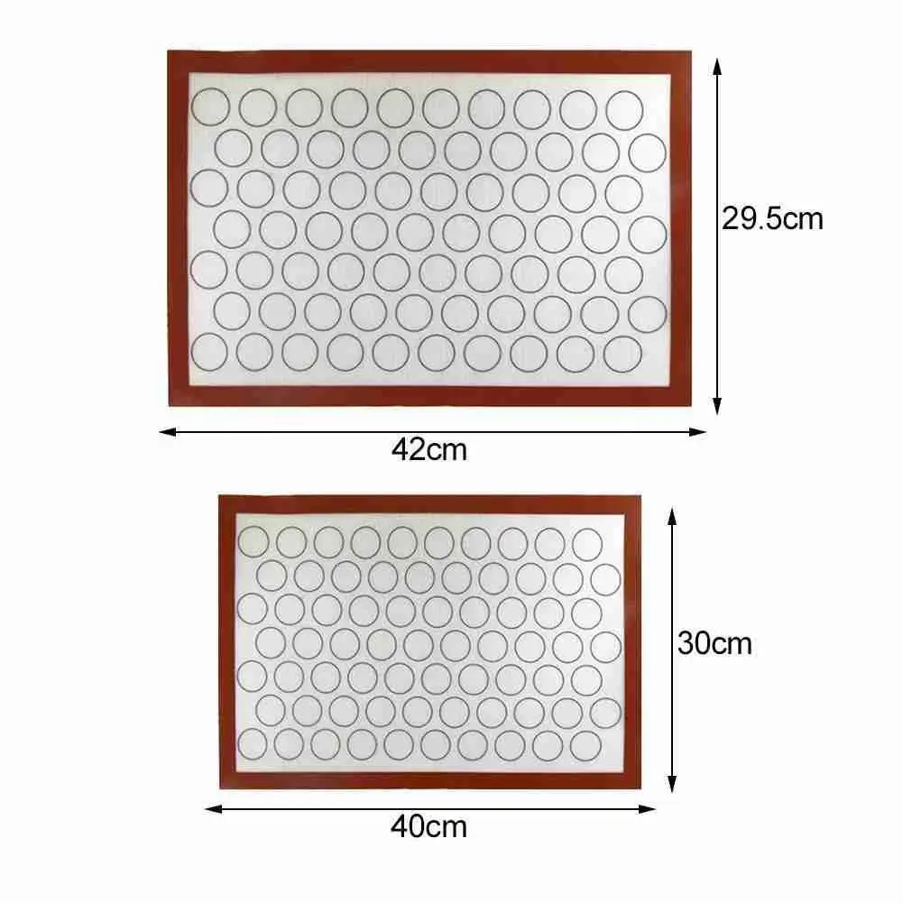 

2021 Non-Stick Silicone Baking Mat Cookie Pad Rolling Cake Baking Tools For Kitchen Bakeware Dough Cookie Pastry Mat Gadget Y8U2