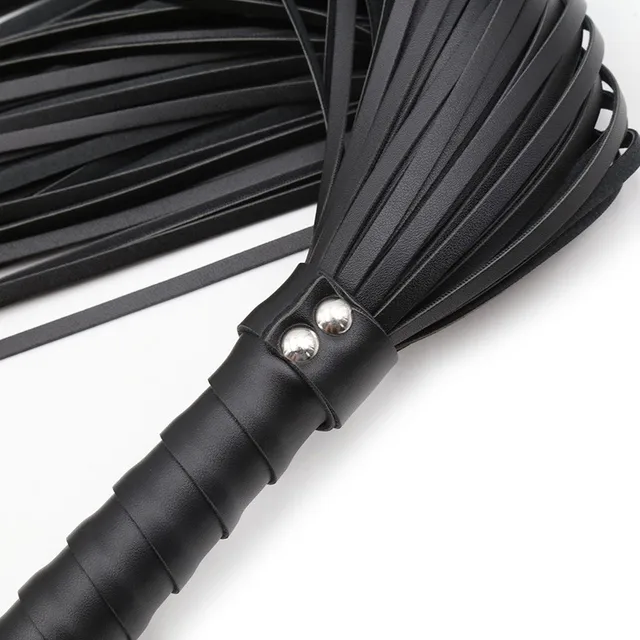 Slave Soft Leather Whip Adult Games BDSM Flogger Bondage Gear Sex Toys Flirt Couple Erotic Fetish Stimulates Queen Whips Cosplay 3