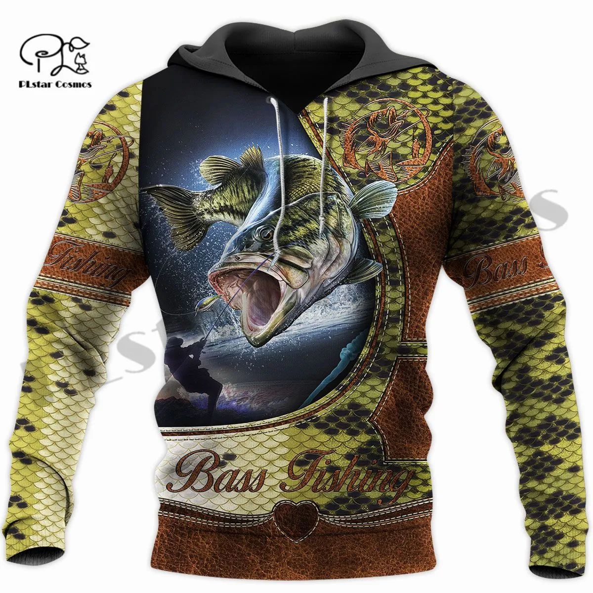 

PLstar Cosmos 3DPrint Newest Bass Fisherman Fishing Funny Men/Women Harajuku Casual Streetwear Hoodies/Zip/Sweatshirt Style-1
