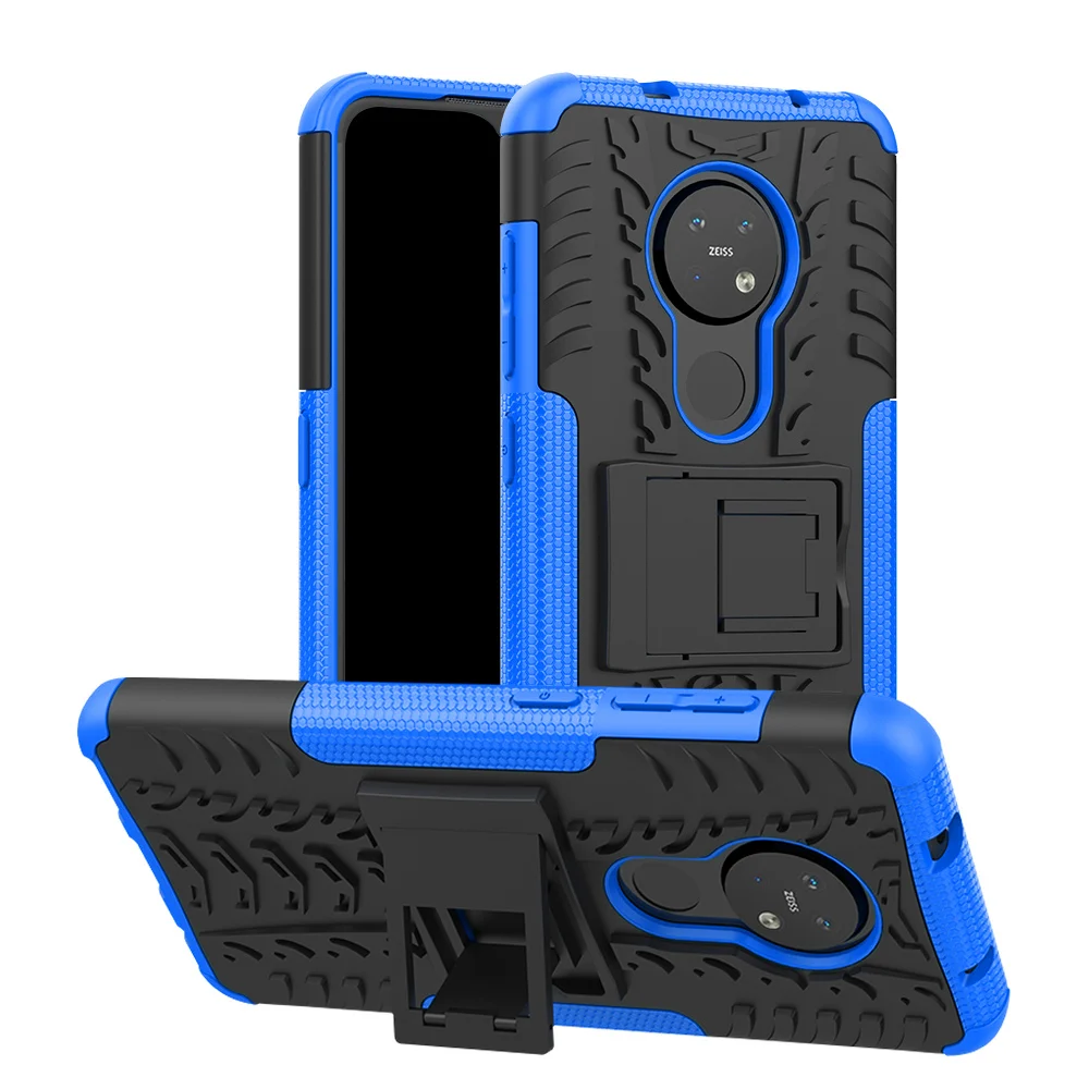 

For Nokia 7.2 / Nokia 6.2 Cover Hybrid ShockProof Armor TPU +PC Phone Stand Case For Nokia 4.2 / Nokia 3.2 Nokia 2.2 Phone Case