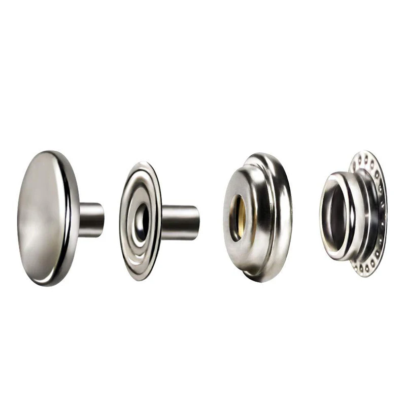 25 Комплектов 15 мм застежка для гнезда из нержавеющей стали стандартная