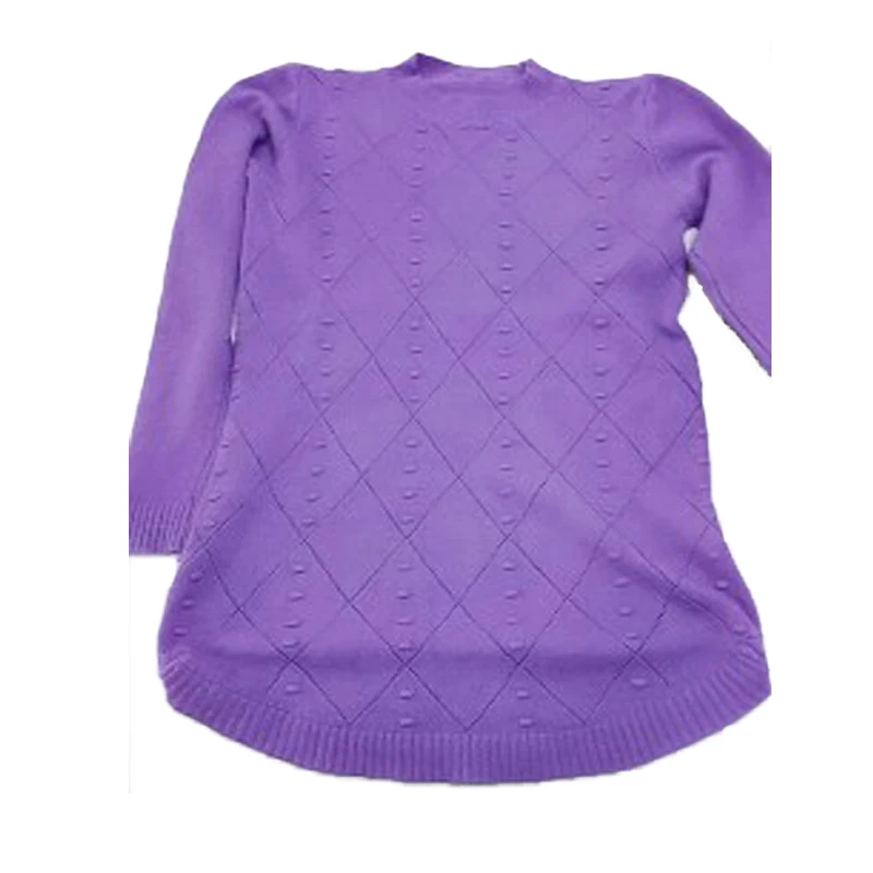 Женский Повседневный Трикотажный свитер с o-образным вырезом осенне-зимний