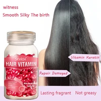 newest hair vitamin keratin complex oil capsule smooth silky hair repair damage hair anti hair loss nourishing serum hair care