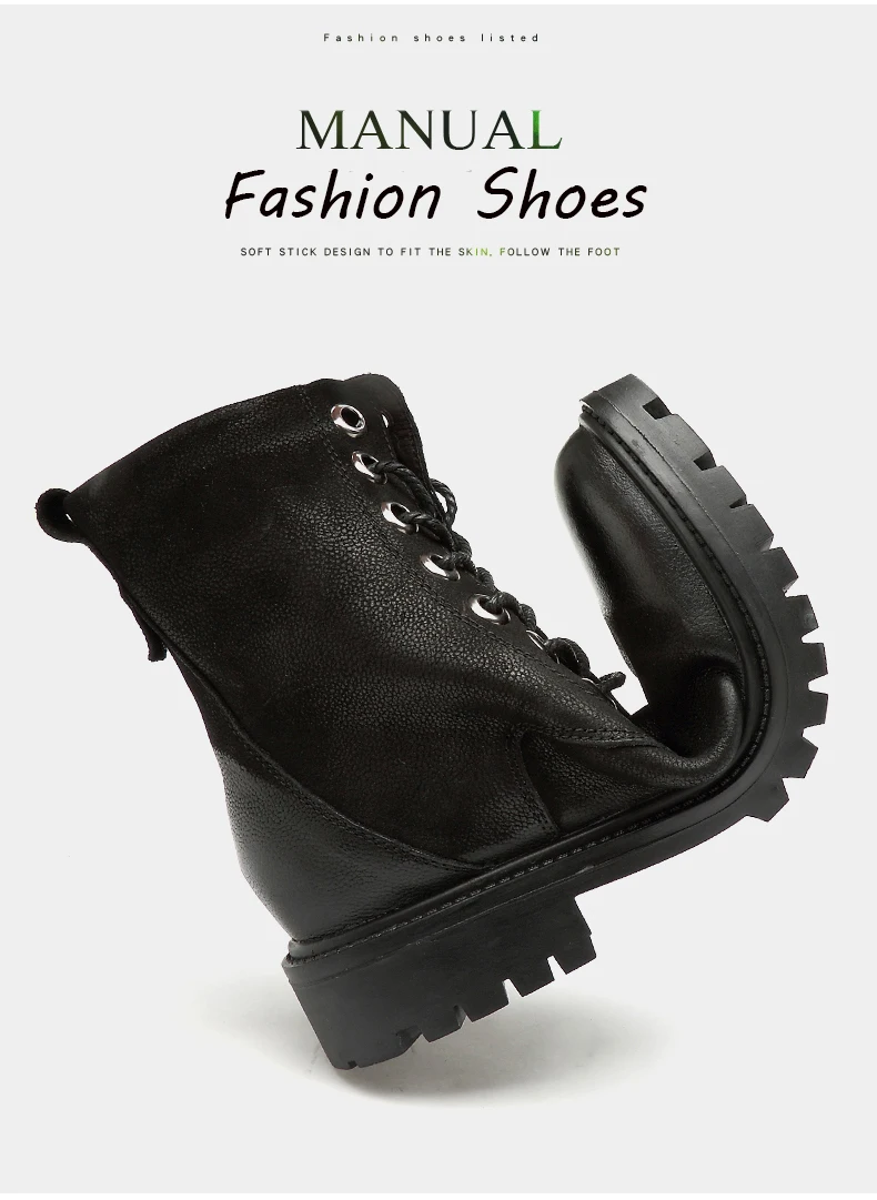 Модная обувь; коллекция года; Botas Invierno Hombre; высокие мотоциклетные ботинки цвета хаки; мужские зимние ботинки на меху черного цвета; мужские ботинки на молнии сбоку; 37-47