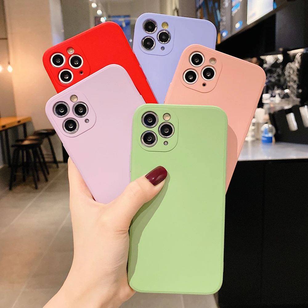 Жидкий силиконовый чехол для телефона Apple iPhone X XR XS 11 Pro Max 8 7 6S 6 Plus Чехол i 7plus 8plus SE 2