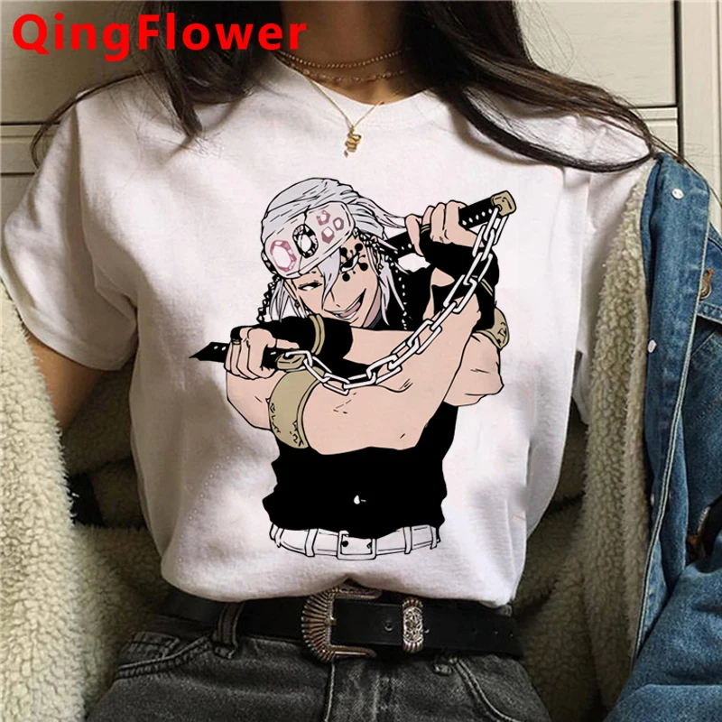 

Женская футболка с принтом «рассекающий демонов», летняя японская Футболка с принтом «No Yaiba», 2021