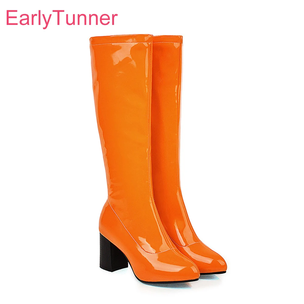 Лидер продаж зимние брендовые новые милые с открытыми пальцами Цвета оранжевый