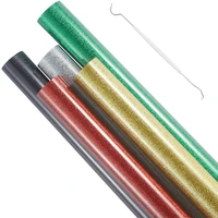fast delivery 1 roll 12 x10 30cmx300cm thermal transfer glitter vinyl roll htv for t shirt clothing pockets