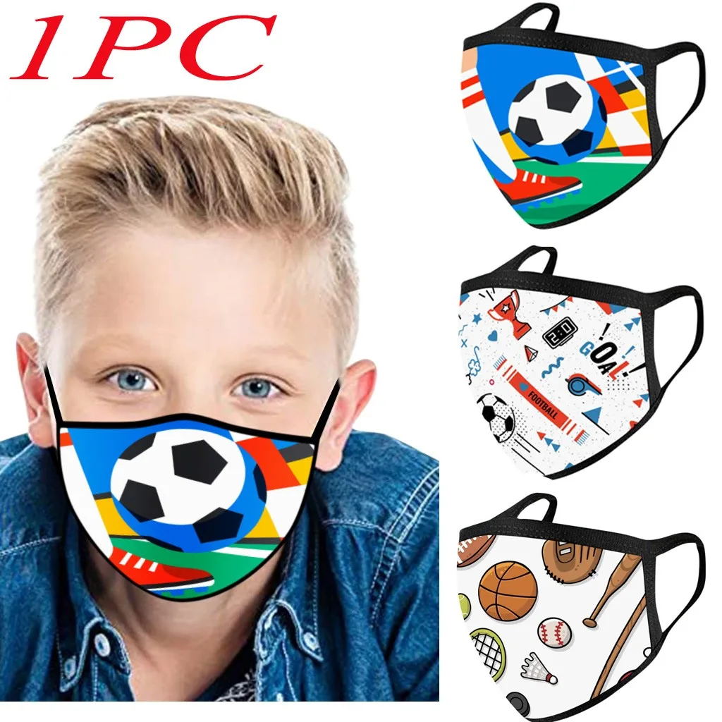 Детские маски для улицы хлопковая Пылезащитная маска лица многоразовая детская