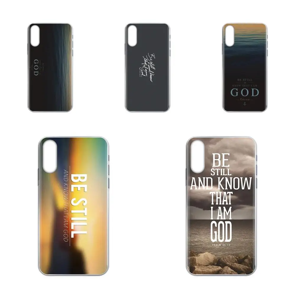 Будьте все еще и знайте что я Бог принт Мягкая Милая кожа для Xiaomi Mi note 9 10 mi10 mi9 mi8 pro