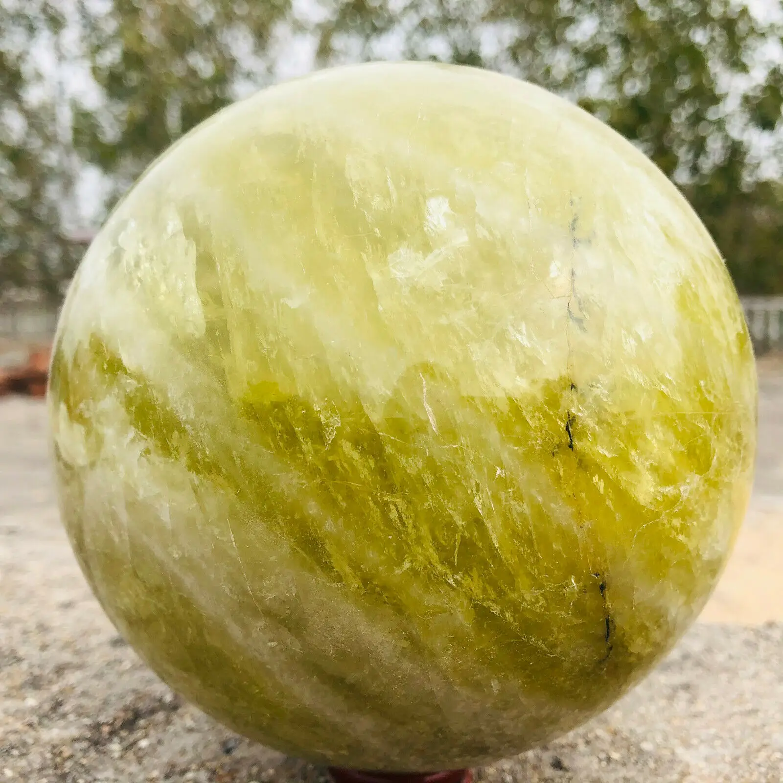 

Натуральный желтый прозрачный хрустальный шар шарик из натурального камня целебные Кристаллы Камень, реики коллекция украшений для дома