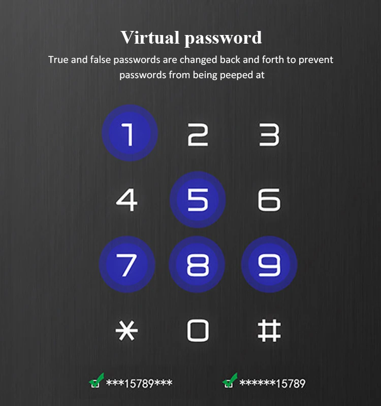 Проводной домофон с идентификацией по отпечатку пальца рчид цветной