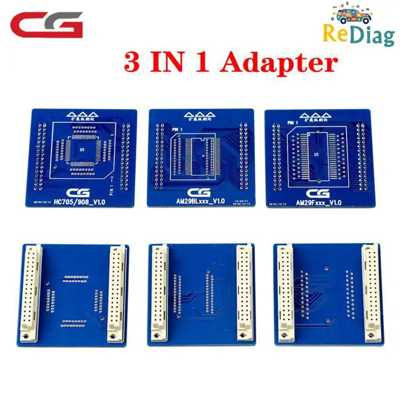 Adapters For CG Pro 9S12 Programmer HC705/908 AM29FXXX AM29Blxxx 3 in 1 Adapter Used in Automotive Computer Repair