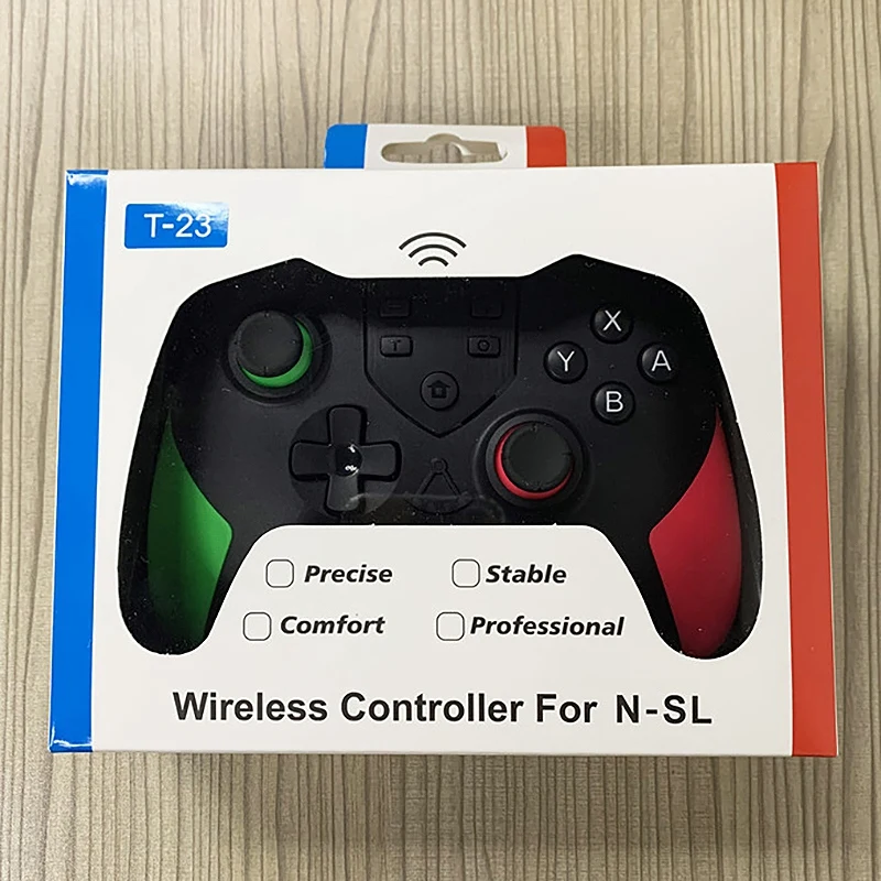 

T23 Wireless Controller for Nintendo Switch PRO with Wake-Up Vibration Macro Programming for N-SL/PC
