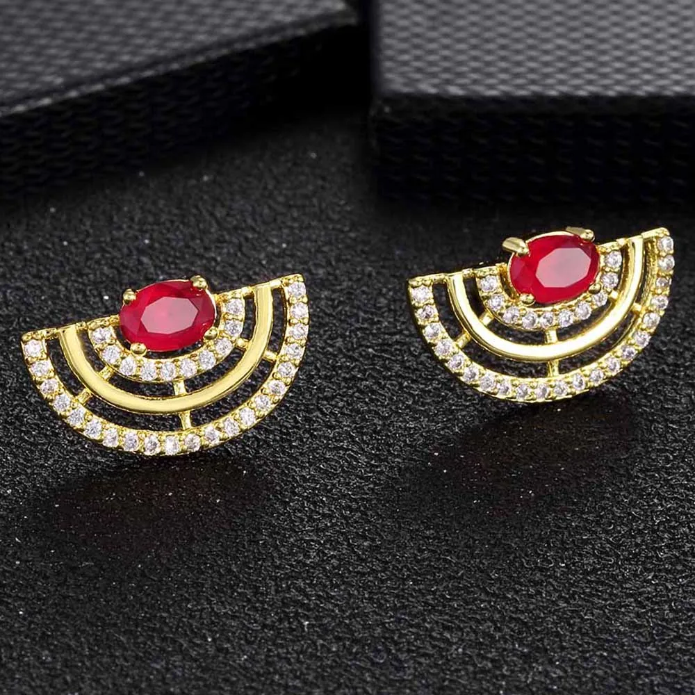 

Новые простые любимые ювелирные изделия, металлические медные серьги-гвоздики с кубическим цирконием Стразы, модные серьги с кристаллами д...