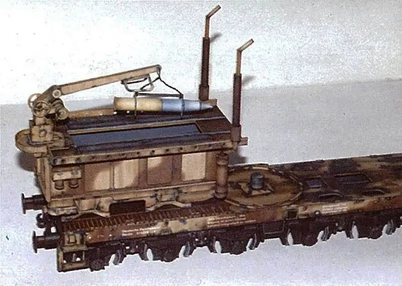 90 см Второй мировой войны немецкая армия K5 поезд пистолет Leopold DIY 3D бумажная карточка модель Конструкторы строительные игрушки Военная Модель