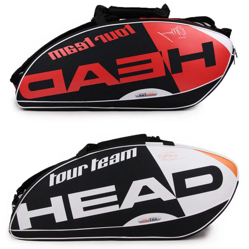 Профессиональная теннисная сумка HEAD вместительный спортивный рюкзак с одной