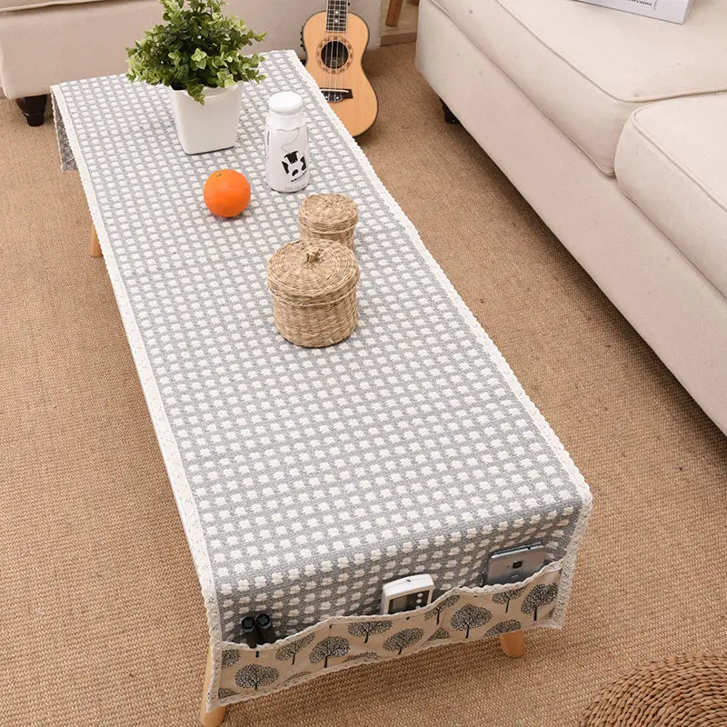 Клетчатая полосатая скатерть, многофункциональный Настольный коврик для дома, гостиной, рабочего стола, украшение