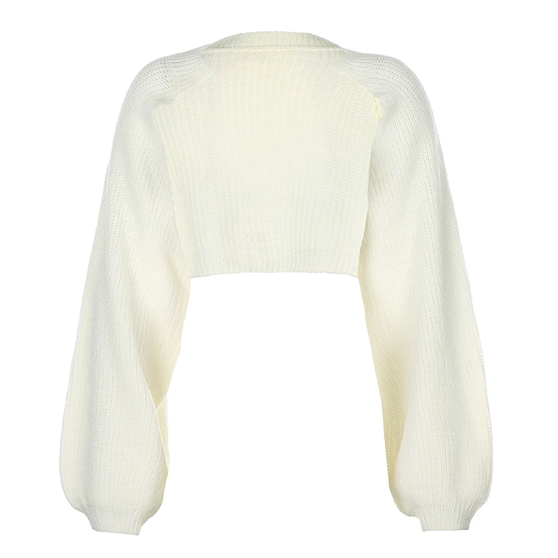 

Women's Sexy Knit Shrug Casual Long Sleeve Solid Color Open Front Bolero Cardigan Loose Sweater Tops for Autumn Winter